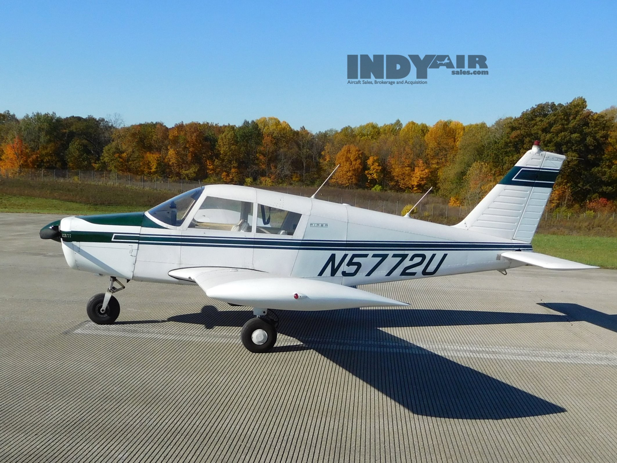 Sold 1970 Piper Cherokee N5772u Aircraft For Sale Indy Air Sales